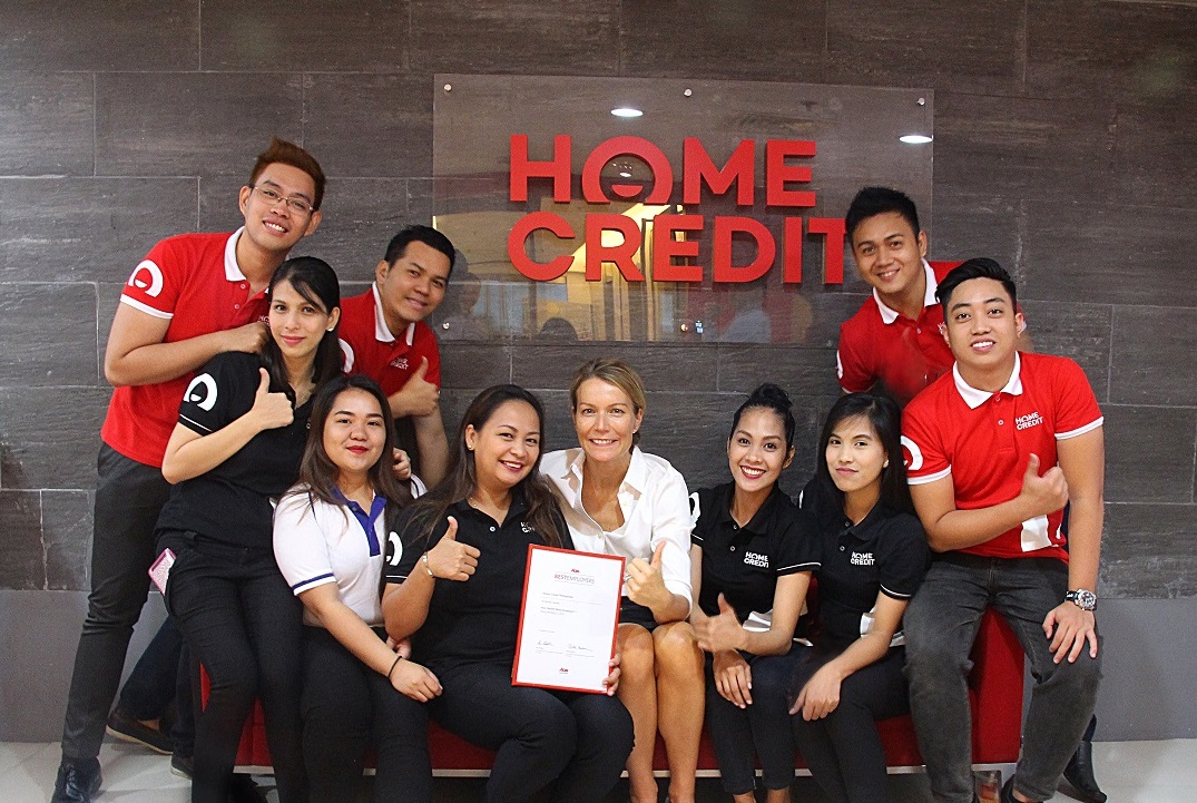 Home Credit named “Employer of the Year” in PH, APAC