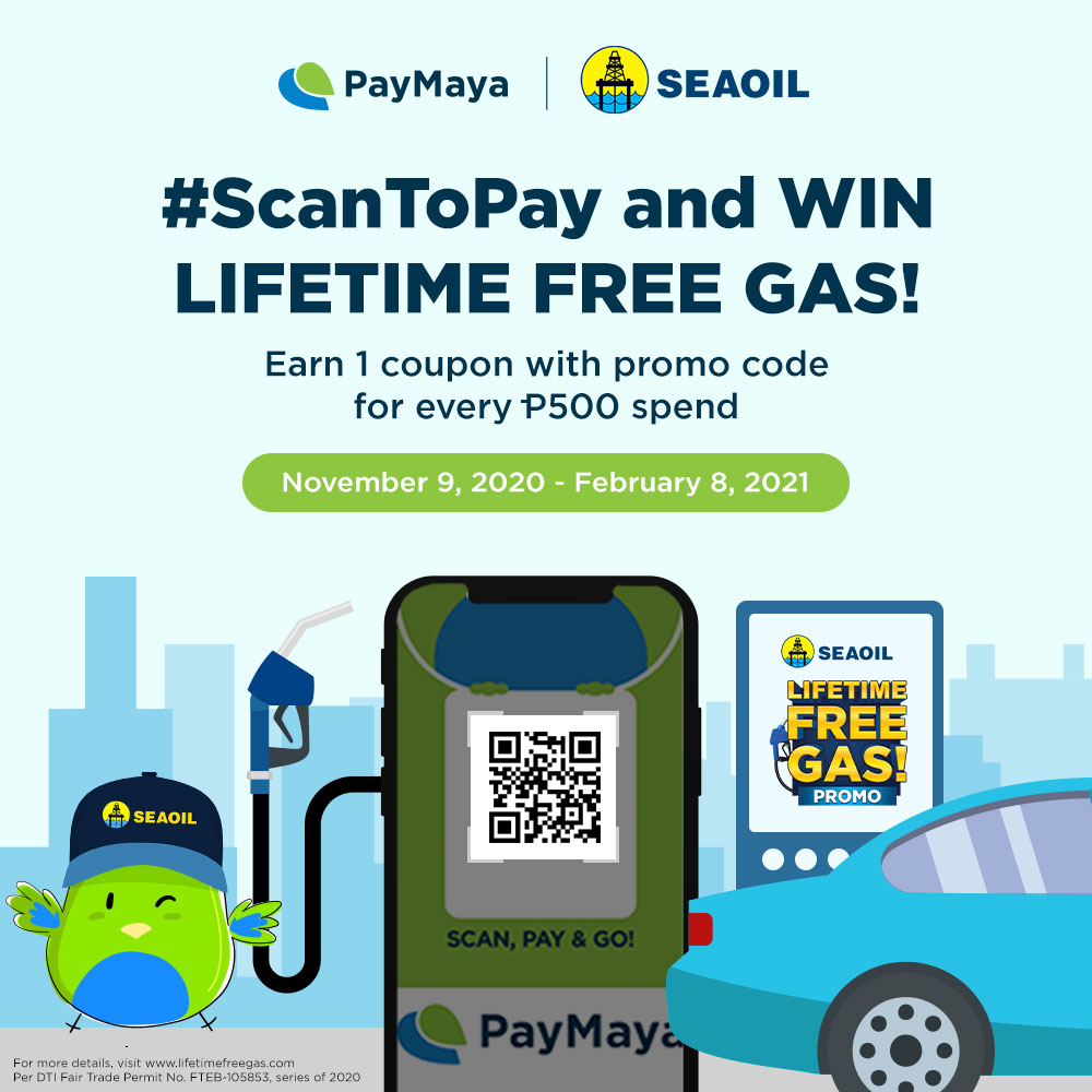 Win a Lifetime Supply of Free SEAOIL Gas with PayMaya!