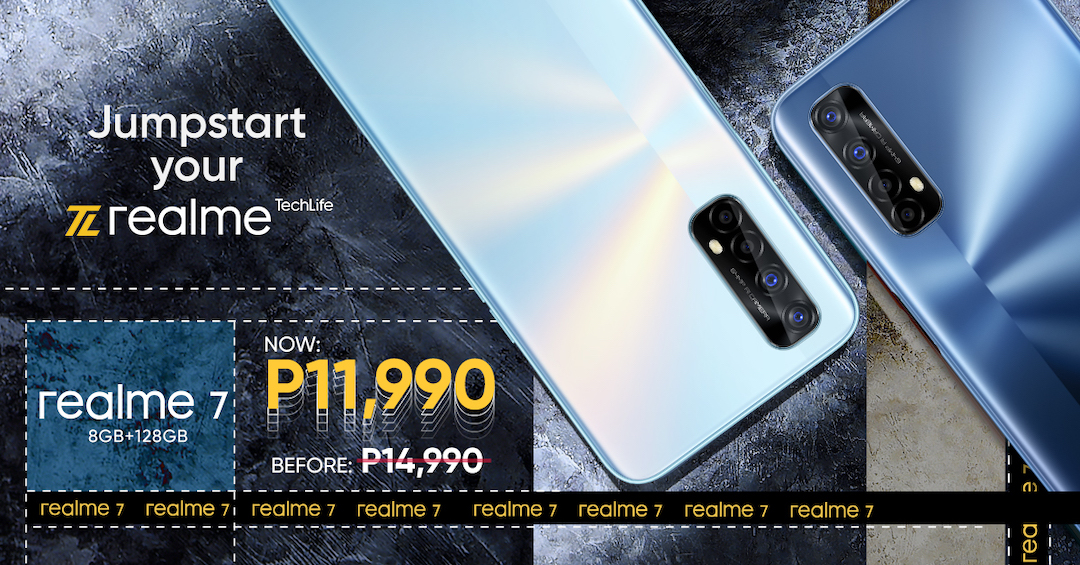 realme 7 Retail Price Slashed, Now at Php 11,990