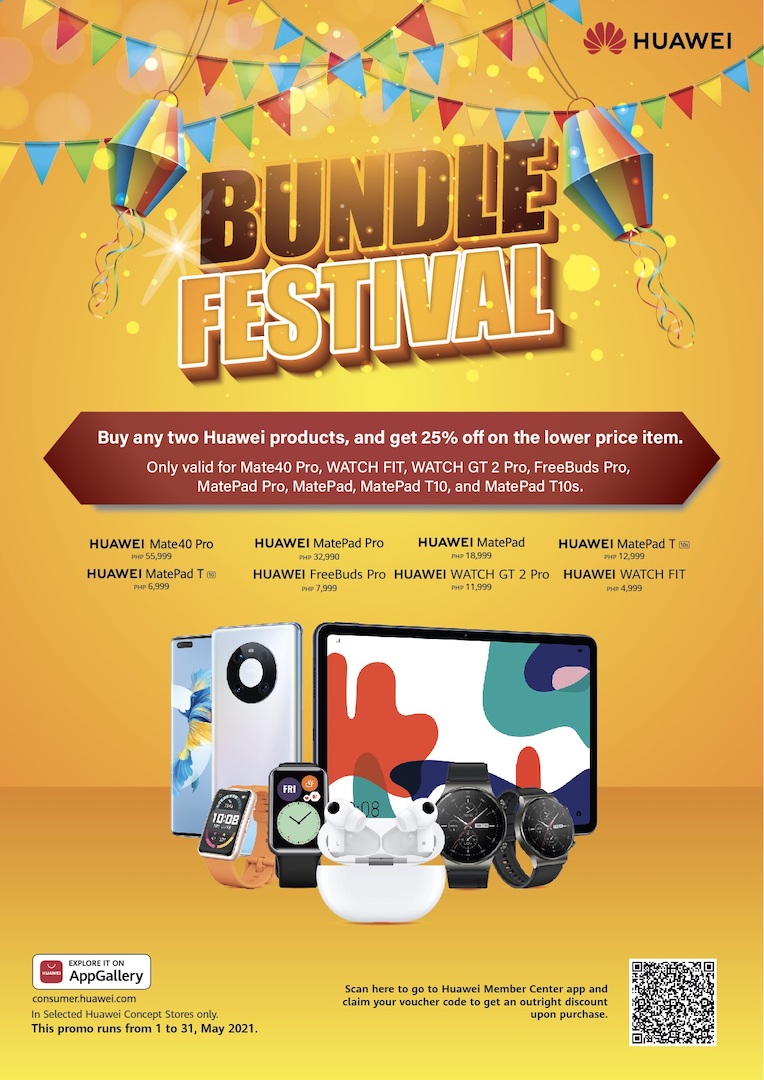 Two Gadgets are Better than One: Get Fantastic Savings at the Huawei Bundle Festival this May