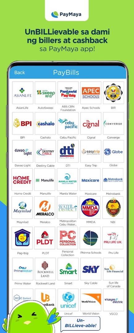 PayMaya Expands Its Widest Bills Payment Offering