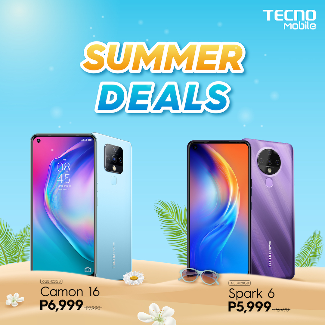 Check Out the Hottest Spark 6 and Camon 16 Summer Deals on Lazada and Shopee