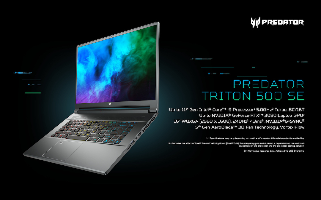Acer Launches New Predator Triton and Helios Series Gaming Notebooks