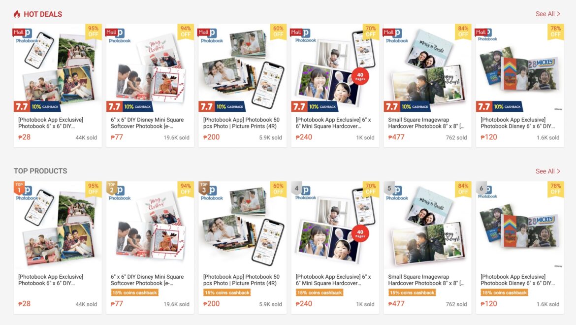 Enjoy Up To 90% OFF on Photobook Products via Shopee Mid-Year SALE