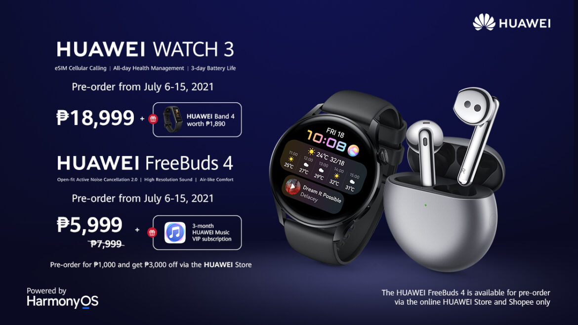 HUAWEI Philippines Announces HUAWEI Watch 3 and FreeBuds 4