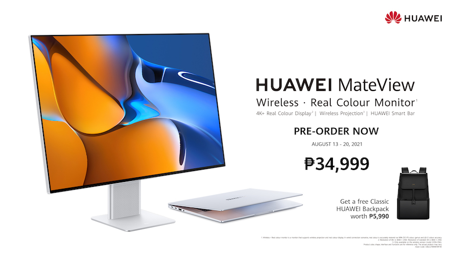 HUAWEI MateView Available for Pre-order in PH with Freebies!