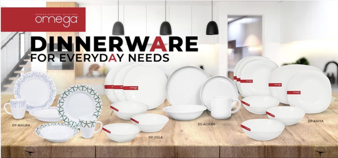 Home Buddies worthy Dinnerware from Omega Houseware at Shopee
