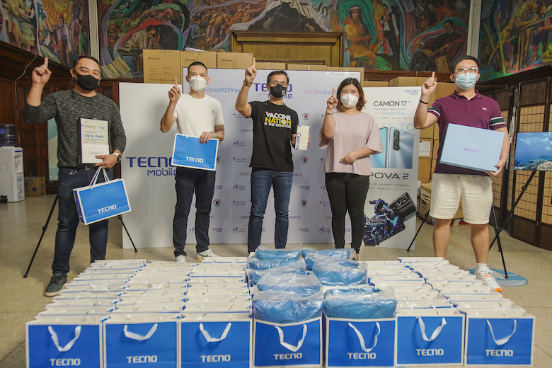 TECNO Mobile Donates Cash and Smartphones to Community Heroes