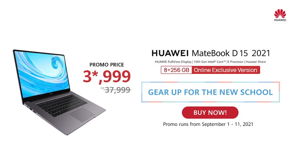HUAWEI MateBook D 15 2021 (8+256GB) SALE Alert!