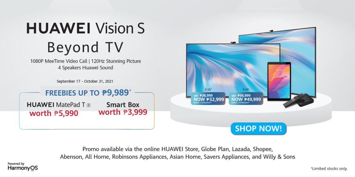 First Postpaid TV in PH: HUAWEI Vision S is Now Available in Globe Beyond Mobile Plan with ZERO Cashout