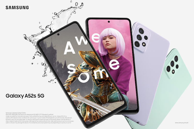 Speed up your Awesome with the new SAMSUNG Galaxy A52s 5G