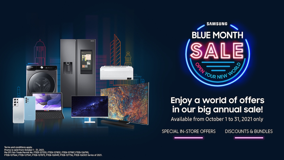 Open Your New World – Samsung Blue Month SALE