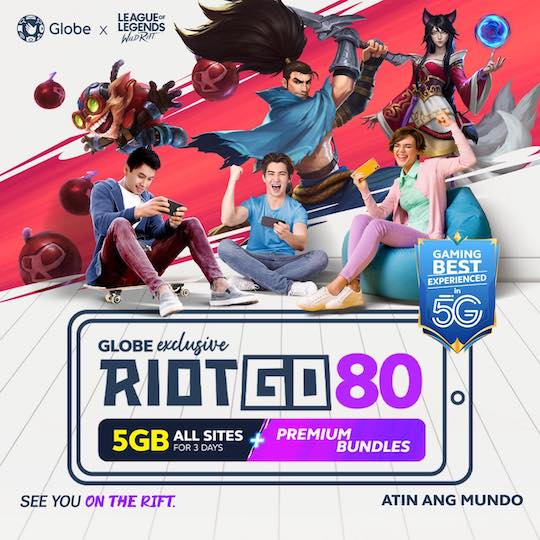 Enjoy Wild Rift with Globe RiotGo80