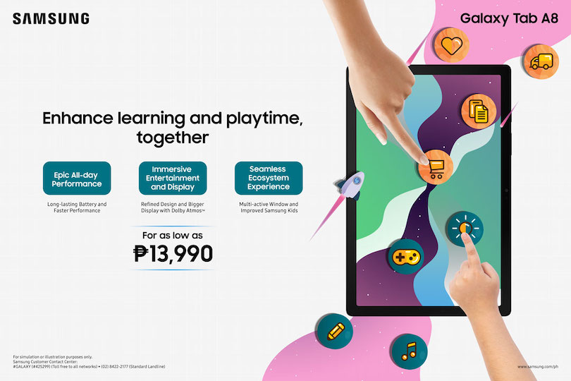 Samsung Galaxy Tab A8, Now Available in the Philippines