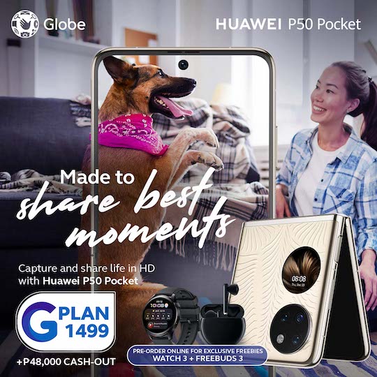 Globe Opens Pre-Order for Huawei’s Flagship P50 Series
