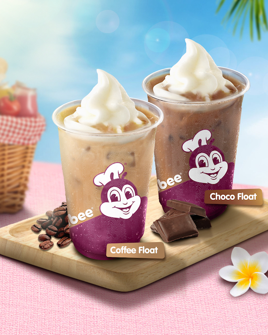 Keep Summer Cool with Jollibee Creamy Coffee and Choco Floats