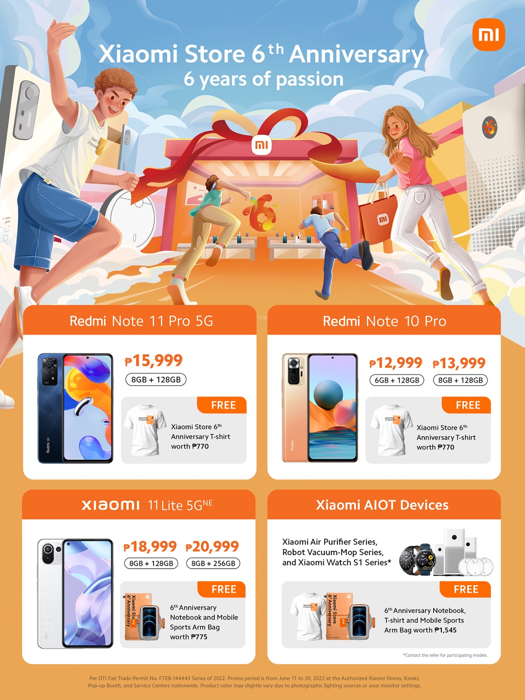 Celebrate Xiaomi’s 6th Anniversary in Retail with Amazing Deals!