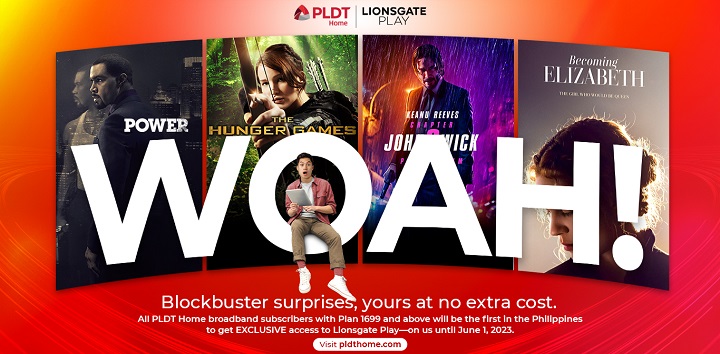 PLDT Home Inks Exclusive Partnership with Lionsgate Play