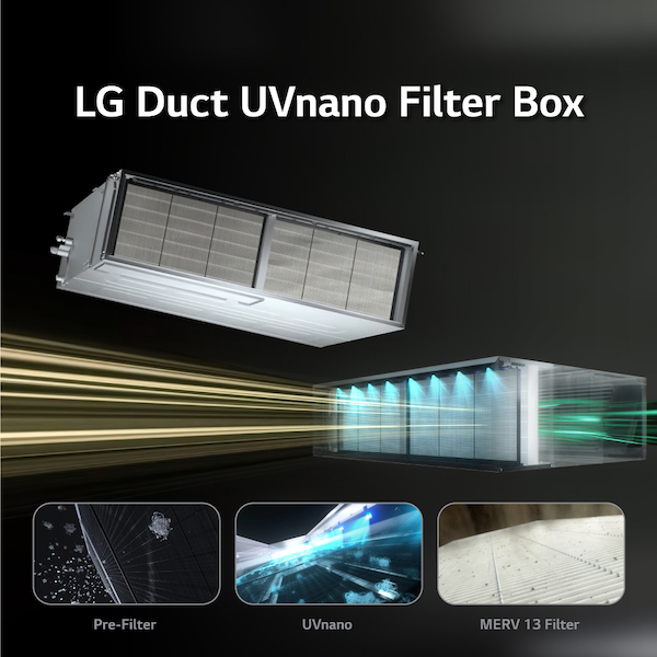 Breathe Free with LG's Duct UVnano Filter Box
