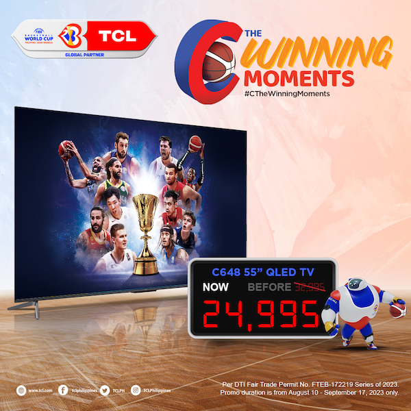 Score Big with TCL’s FIBA C the Winning Moments Promo with C648 QLED TV 