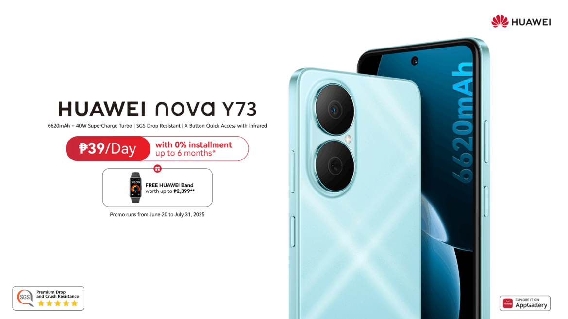 Rain or Shine, the HUAWEI nova Y73 is Your Rainy Season Hero for ₱9,999!