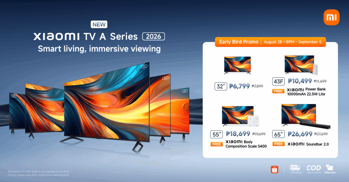 Xiaomi TV A 2026 Series Launches in the Philippines with 4K & 120Hz Display