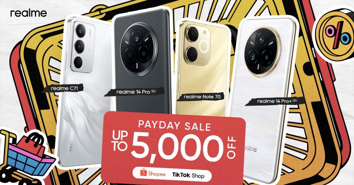realme Announces Payday Sale with Discounts up to P5,000