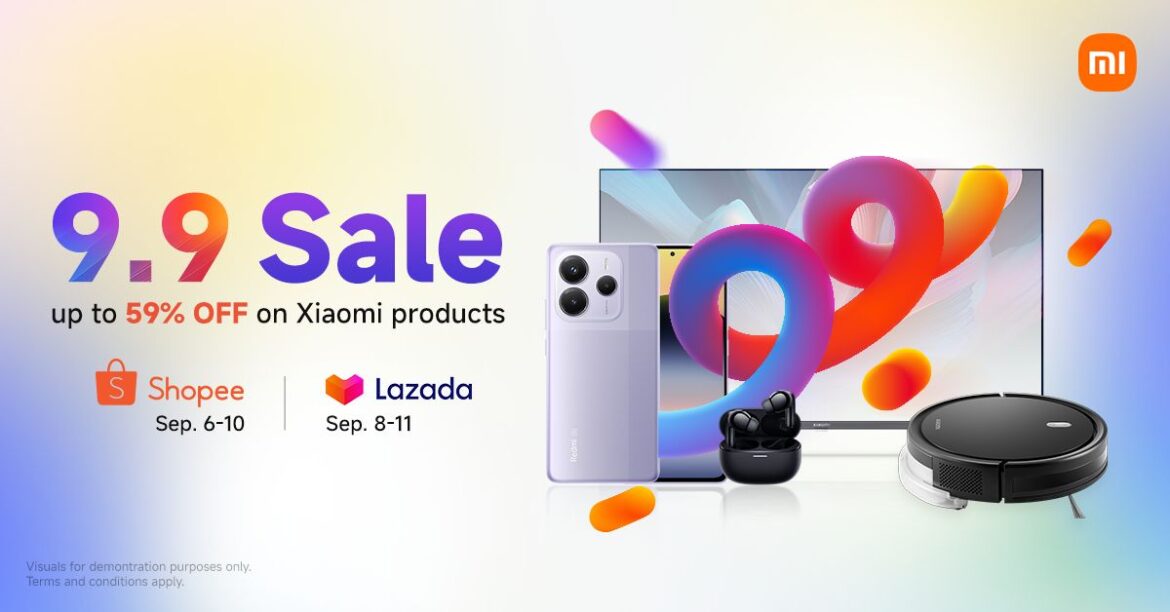 Xiaomi Announces 9.9 Sale with Up to 59% Off on Phones and Gadgets