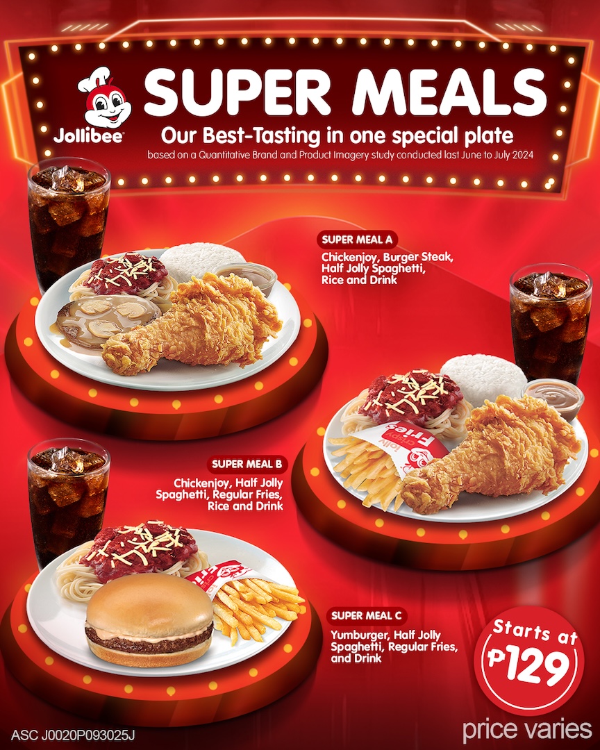 Jollibee Super Meals: Best-Tasting in One Special Plate