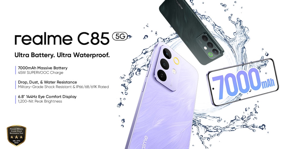 realme C85 5G Launched: First C Series with 7000mAh Battery and 5G Connectivity