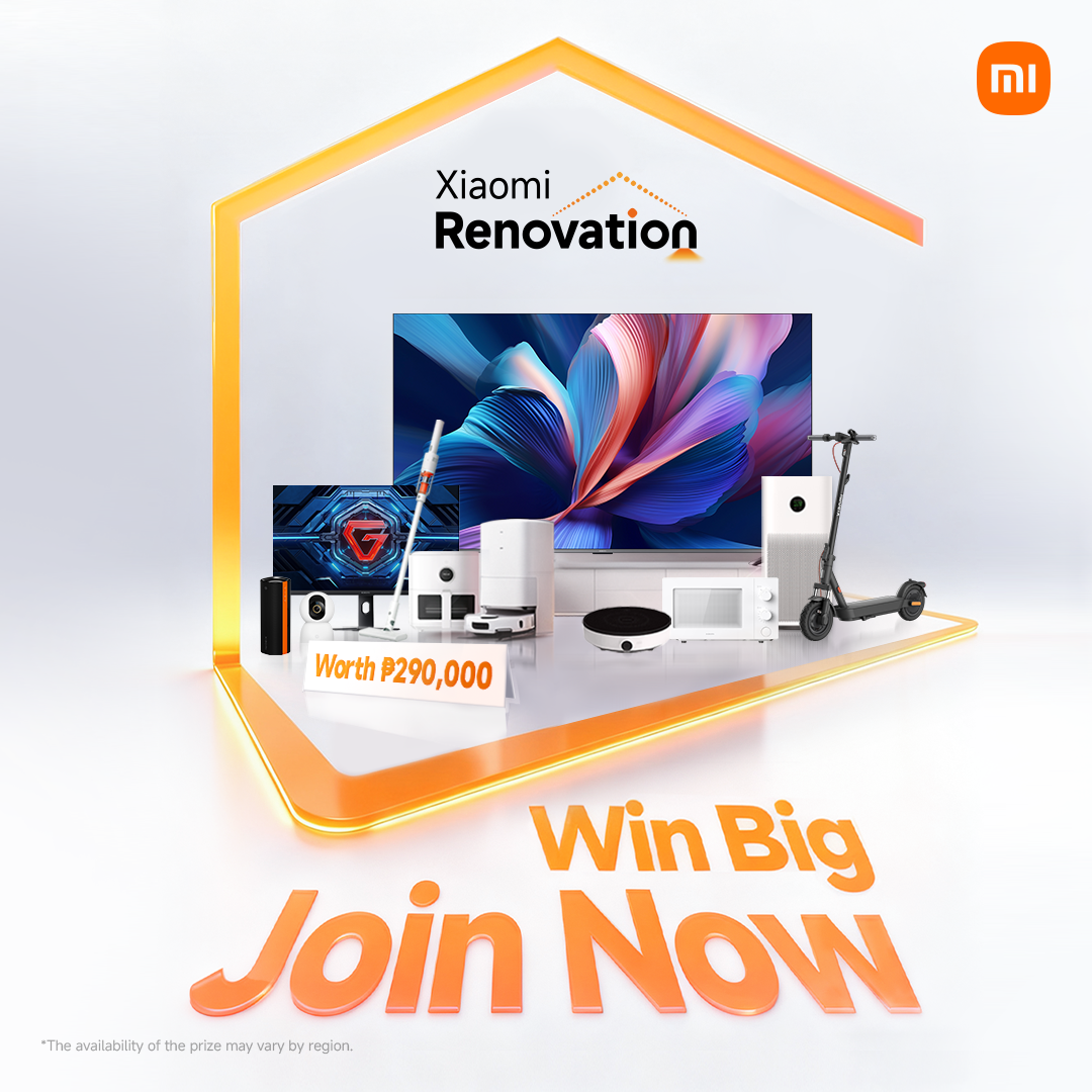 Xiaomi Renovation 2025: Win FREE Home Makeover and ₱290K Smart Home Devices