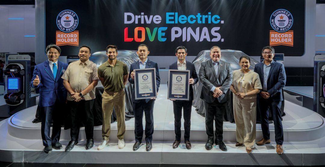 BYD Philippines Wins 2 Guinness World Records for EV Road Trip