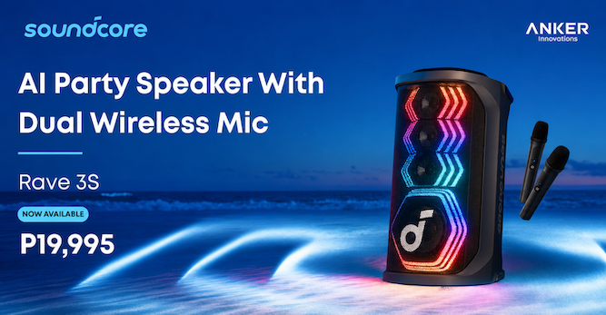 soundcore Rave 3S Launched in PH: Price, Specs & AI Karaoke