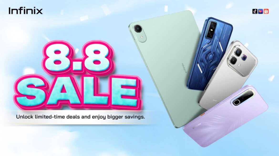 Infinix 8.8 Sale PH: Up to ₱3k Off Shopee, Lazada & TikTok Deals