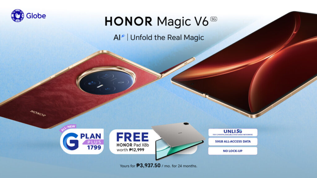 Main KV - HONOR Magic V6—Available First at Globe Stores Nationwide.jpg