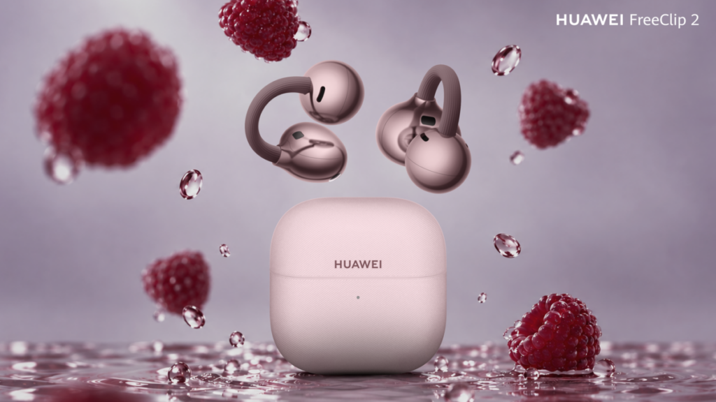 HUAWEI FreeClip 2 Berry Purple - Product Photo.png