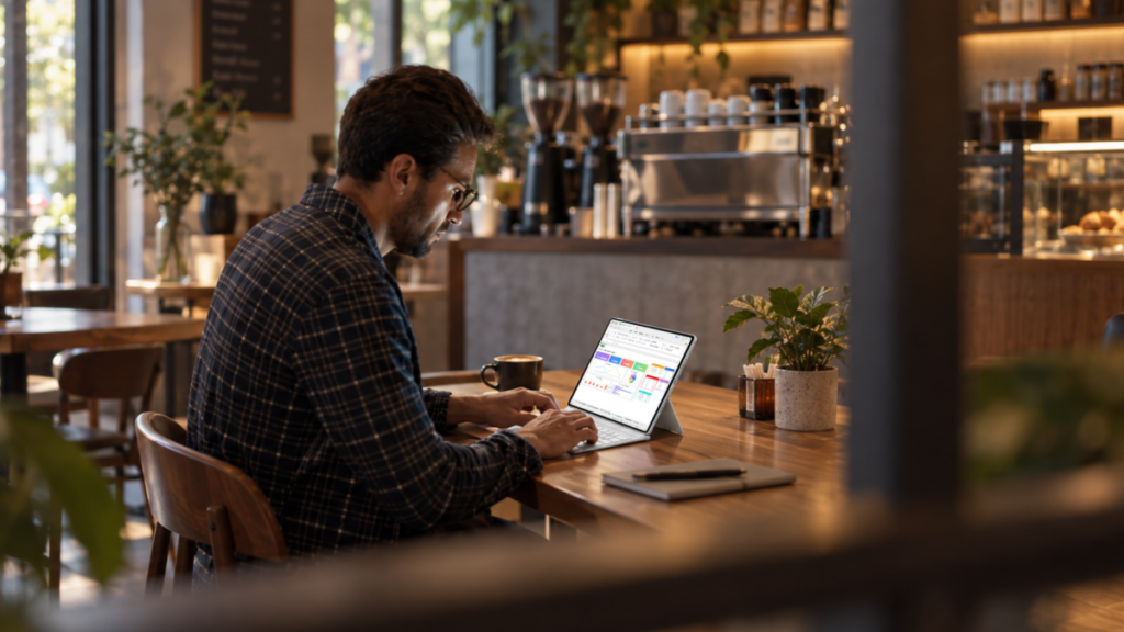 KV of a freelancer working in a coffee shop.png