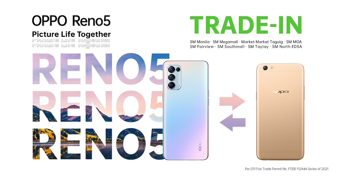 Reno5 Trade-in Program with up to PHP4,499 Discount on Feb 27