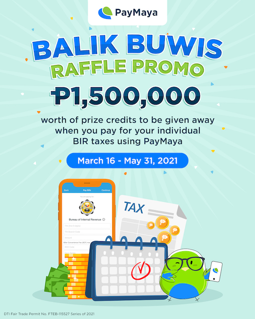 PayMaya Makes Government Payments More Rewarding with Balik Buwis Raffle Promo