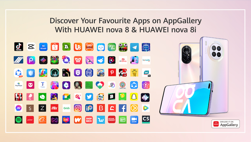 Your favourite apps for the HUAWE nova series has never been this easy