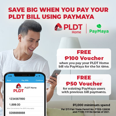 Get Rewarded When You Pay Your PLDT Home Bills via PayMaya