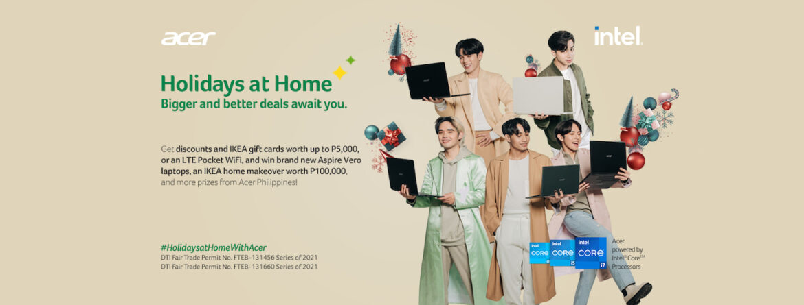 Acer Goes All Out with ‘Holidays at Home’ Raffle Promo