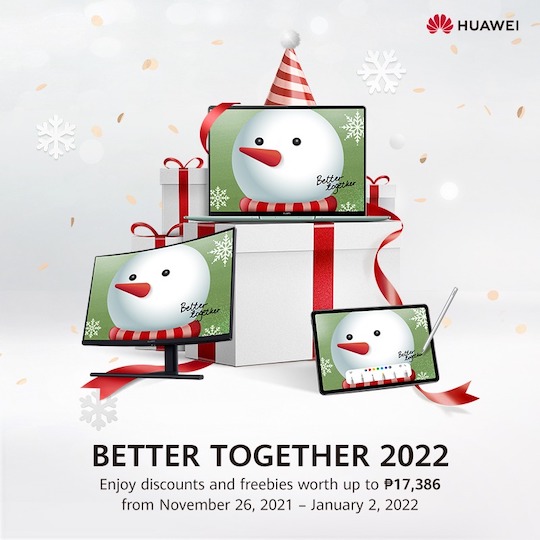 HUAWEI Rolls Out Better Together 2022 Christmas Promos
