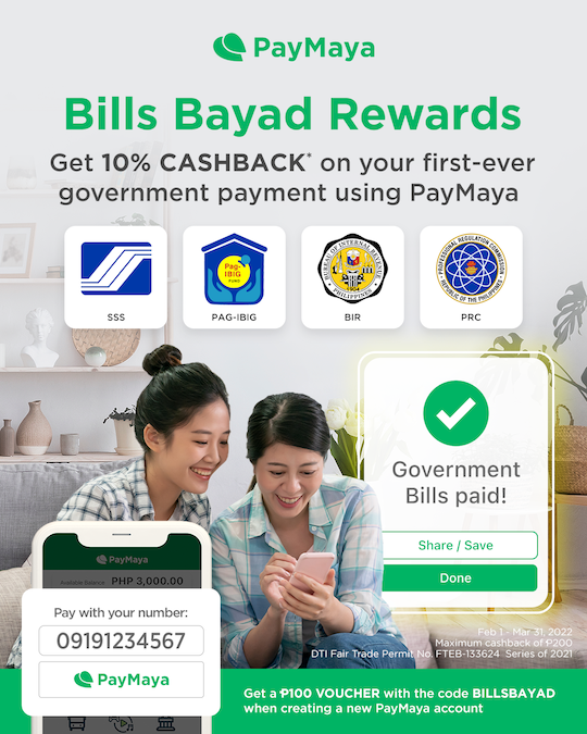 Enjoy Cashback Rewards when You Settle Your Government Payments