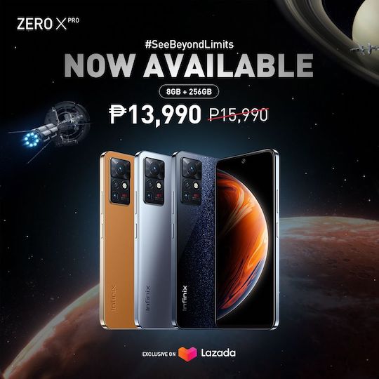 Infinix Zero X Pro now available with 256GB￼