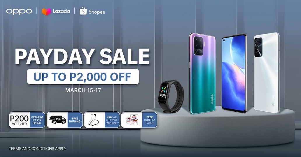 Treat yourself at the OPPO 3.15 Payday Sale on Shopee and Lazada!