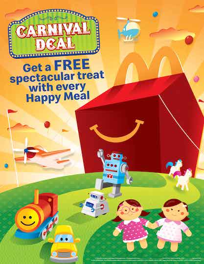 Be a Ringleader to Your Own Toy Circus with McDonald’s Happy Meal Carnival Deal