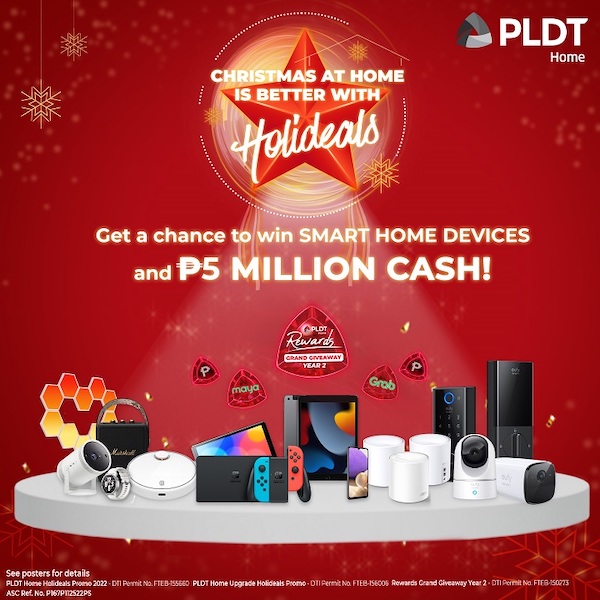 Win Prizes As You Shop This Christmas with PLDT Home Holideals