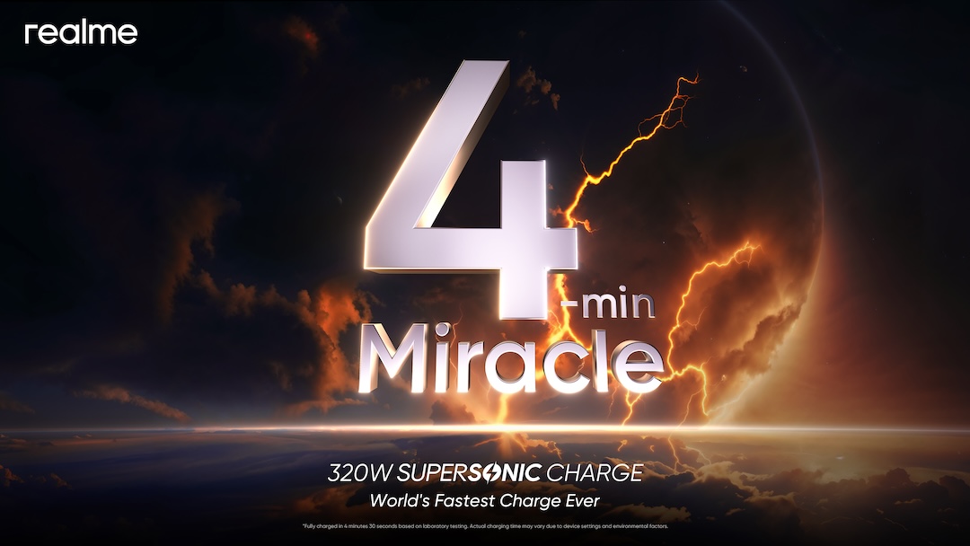 realme’s 320W SuperSonic Charge: A 4-Minute Miracle That Redefines Fast Charging