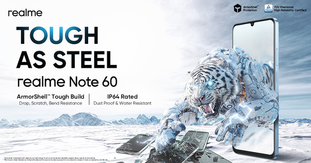 realme Note 60: Tough as Steel, Price-Friendly Powerhouse